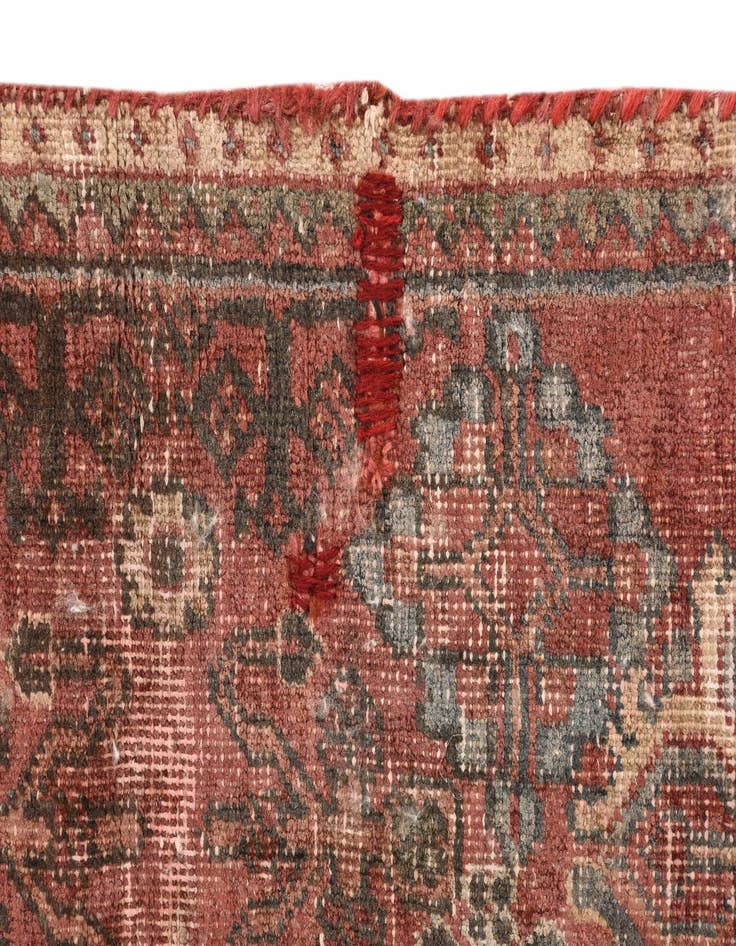 Detail image of  3' 2 x 5' 6  Hand Knotted Ultra Vintage Persian Wool Rug