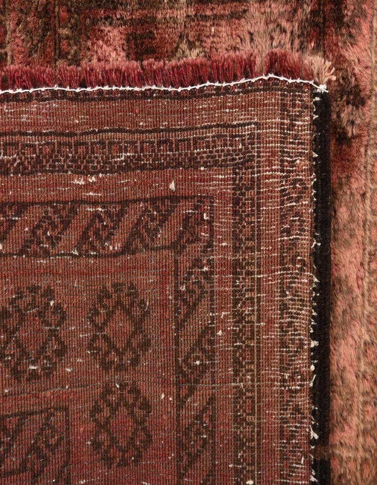 Detail image of  3' 6 x 4' 5  Hand Knotted Ultra Vintage Persian Wool Rug