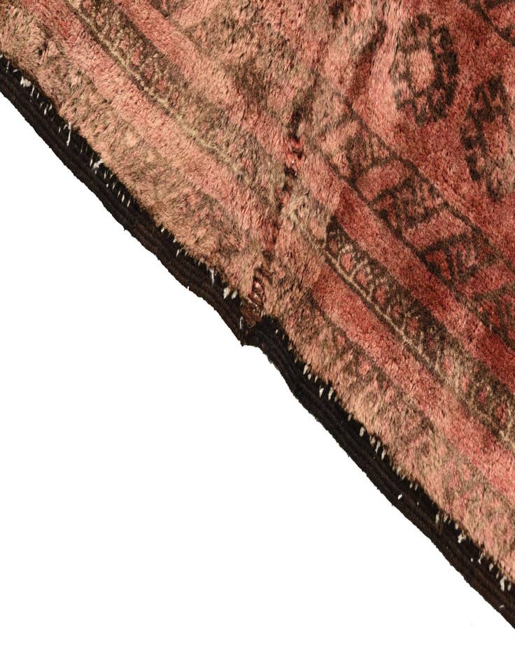 Detail image of  3' 6 x 4' 5  Hand Knotted Ultra Vintage Persian Wool Rug