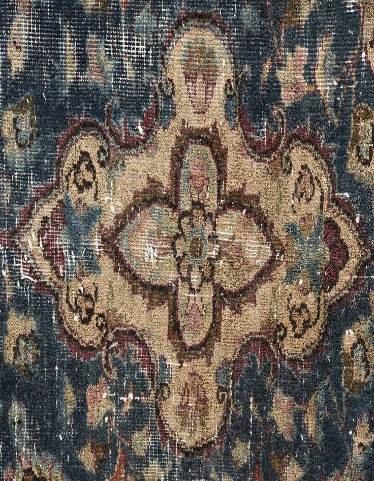 Detail image of  8' 10 x 11' 9  Hand Knotted Ultra Vintage Persian Wool Rug