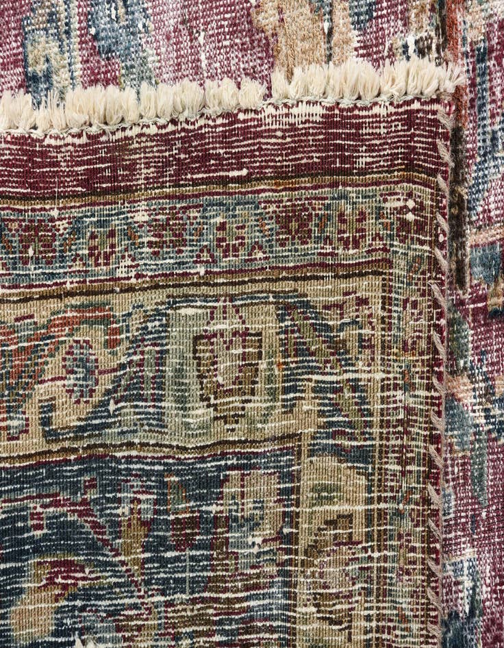 Detail image of  9' 2 x 12' 8  Hand Knotted Ultra Vintage Persian Wool Rug