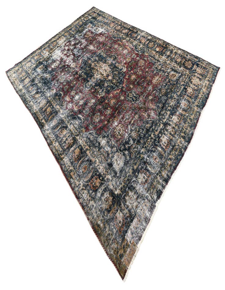 Detail image of  8' x 11' 1  Hand Knotted Ultra Vintage Persian Wool Rug