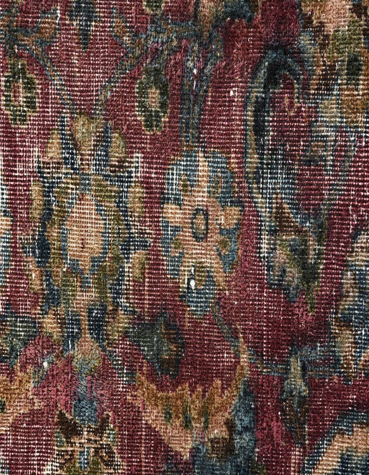 Detail image of  8' x 11' 1  Hand Knotted Ultra Vintage Persian Wool Rug