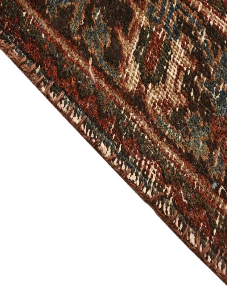 Detail image of  4' 3 x 6'  Hand Knotted Ultra Vintage Persian Wool Rug