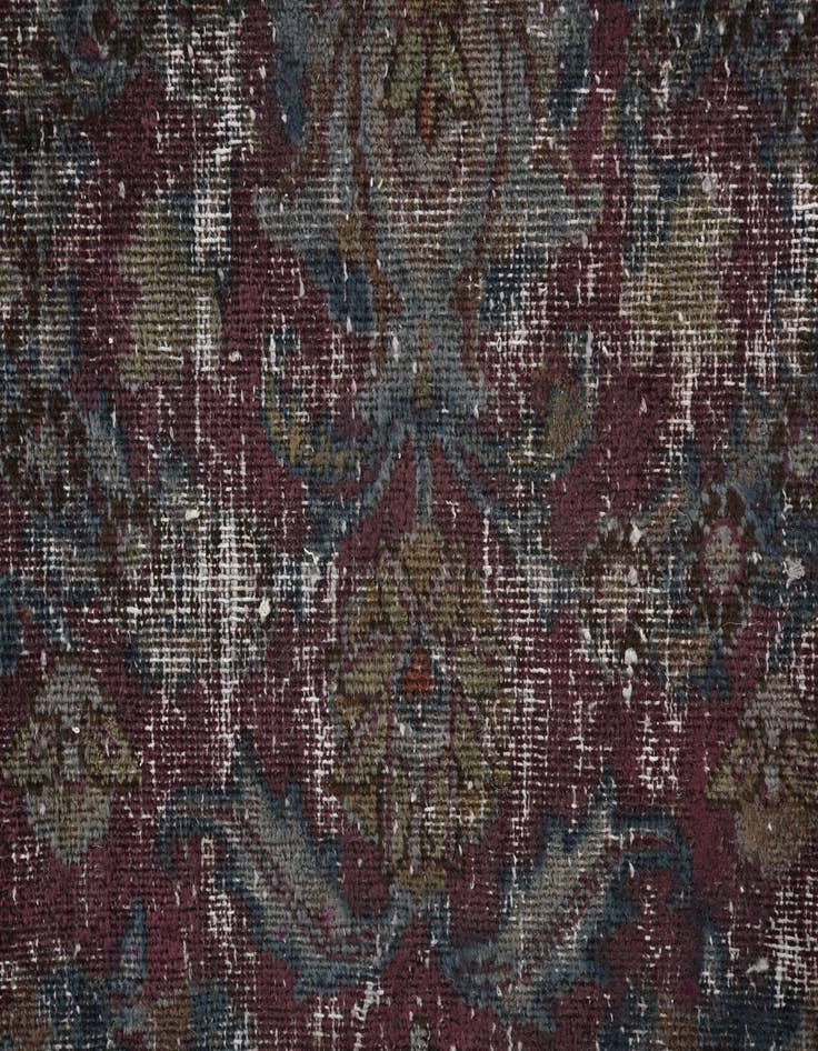 Detail image of  6' 10 x 10' 4  Hand Knotted Ultra Vintage Persian Wool Rug