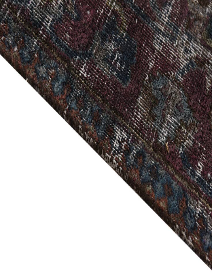 Detail image of  6' 10 x 10' 4  Hand Knotted Ultra Vintage Persian Wool Rug