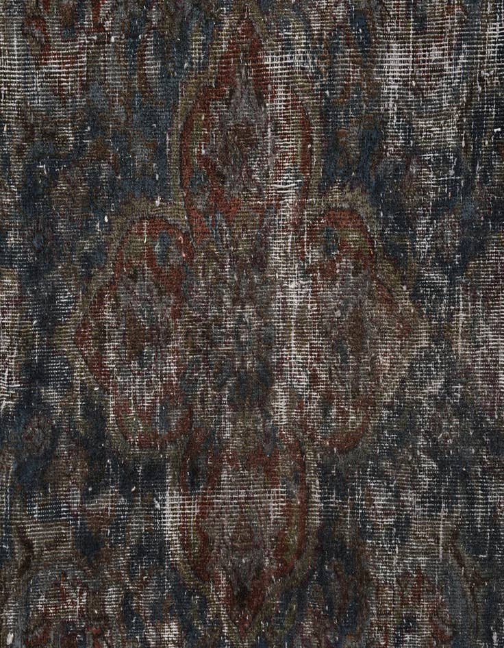 Detail image of  6' 10 x 10' 4  Hand Knotted Ultra Vintage Persian Wool Rug