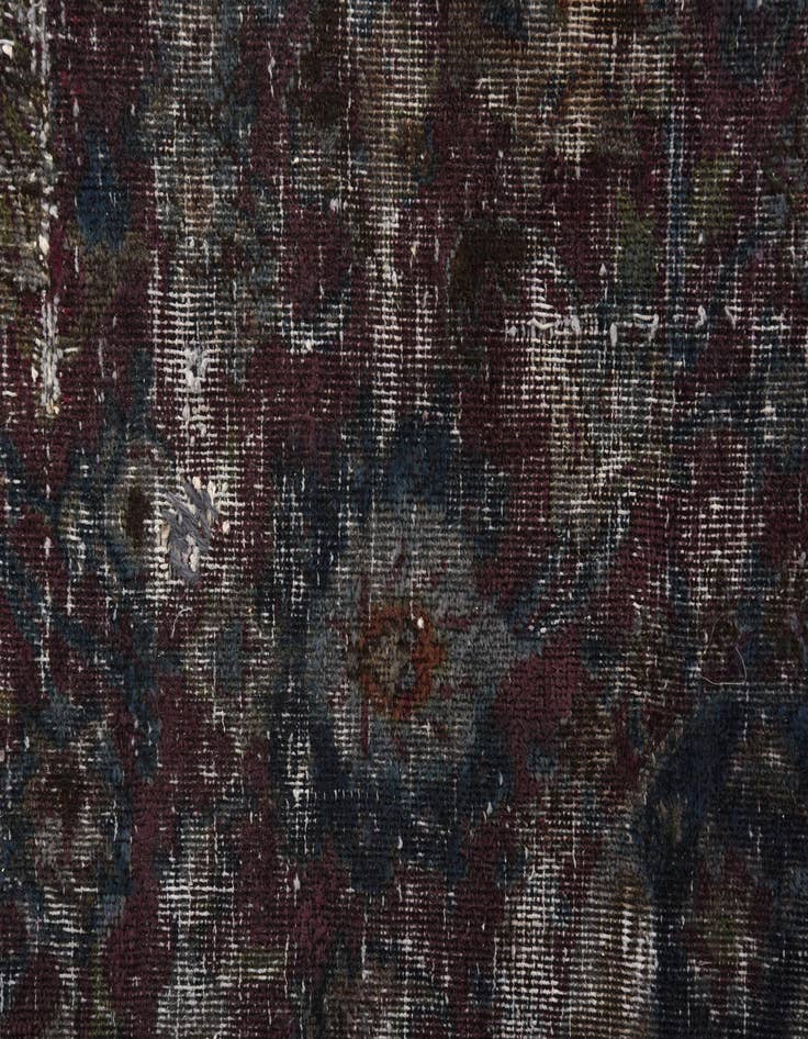 Detail image of  6' 10 x 10' 4  Hand Knotted Ultra Vintage Persian Wool Rug