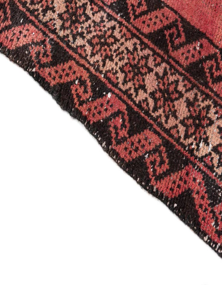 Detail image of  3' 9 x 6' 9  Hand Knotted Ultra Vintage Persian Wool Rug