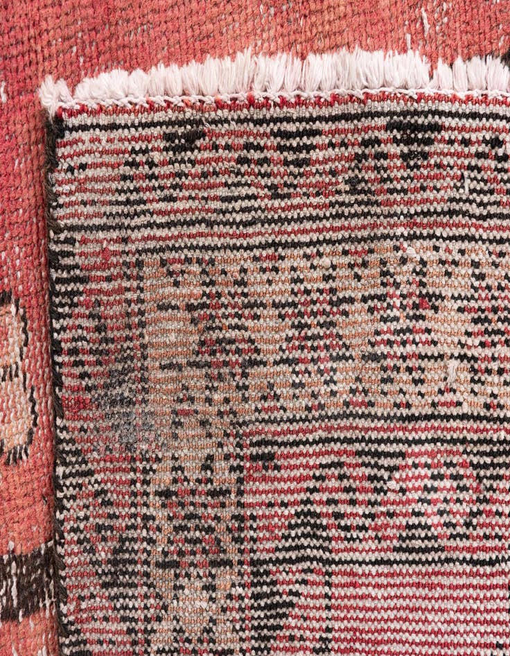 Detail image of  3' 9 x 6' 9  Hand Knotted Ultra Vintage Persian Wool Rug