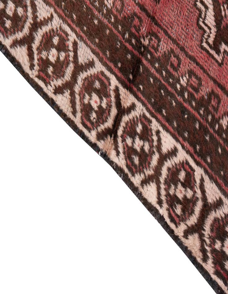 Detail image of  3' 8 x 6' 2  Hand Knotted Ultra Vintage Persian Wool Rug