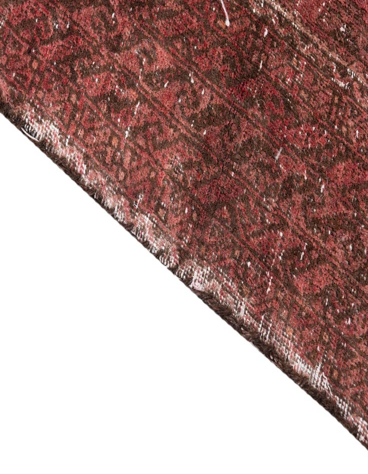 Detail image of  2' 10 x 5' 6  Hand Knotted Ultra Vintage Persian Wool Rug