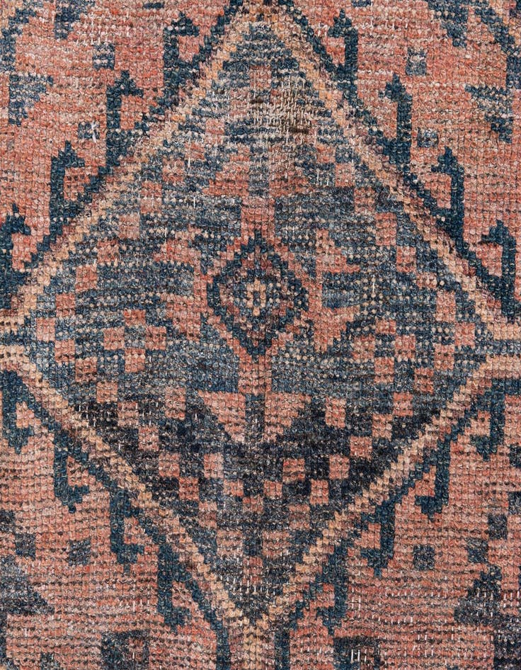 Detail image of  4' 7 x 6' 9  Hand Knotted Ultra Vintage Persian Wool Rug