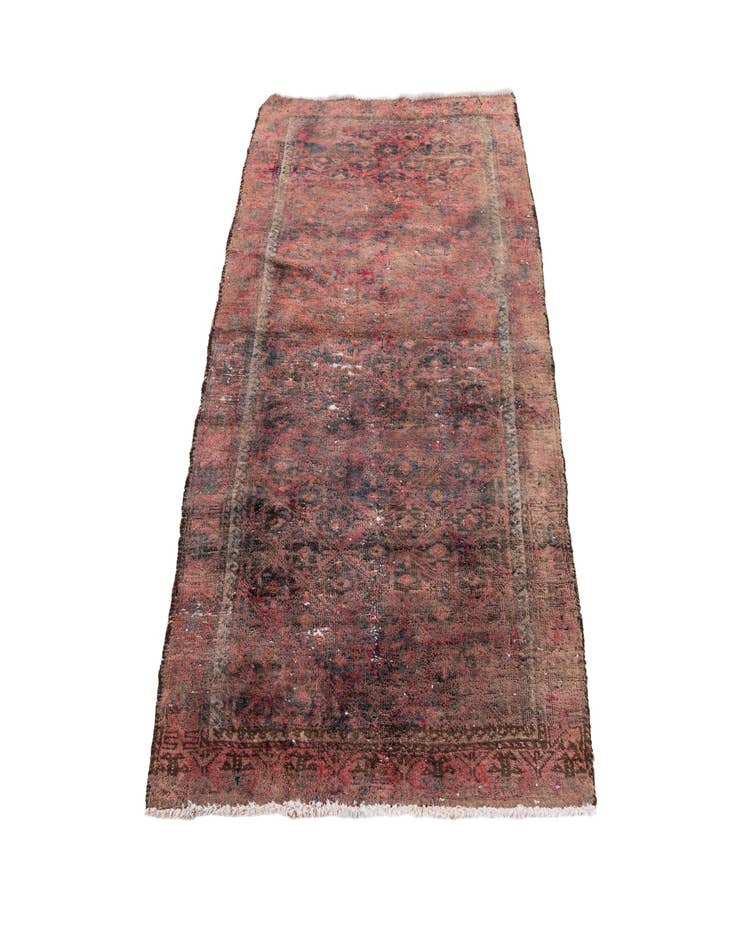 Detail image of  2' 9 x 5' 1  Hand Knotted Ultra Vintage Persian Wool Rug