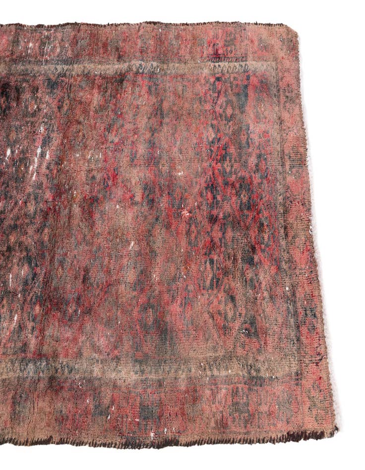 Detail image of  2' 9 x 5' 1  Hand Knotted Ultra Vintage Persian Wool Rug