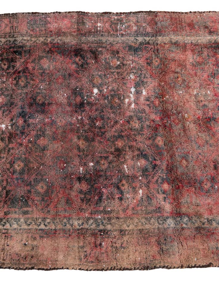 Detail image of  2' 9 x 5' 1  Hand Knotted Ultra Vintage Persian Wool Rug