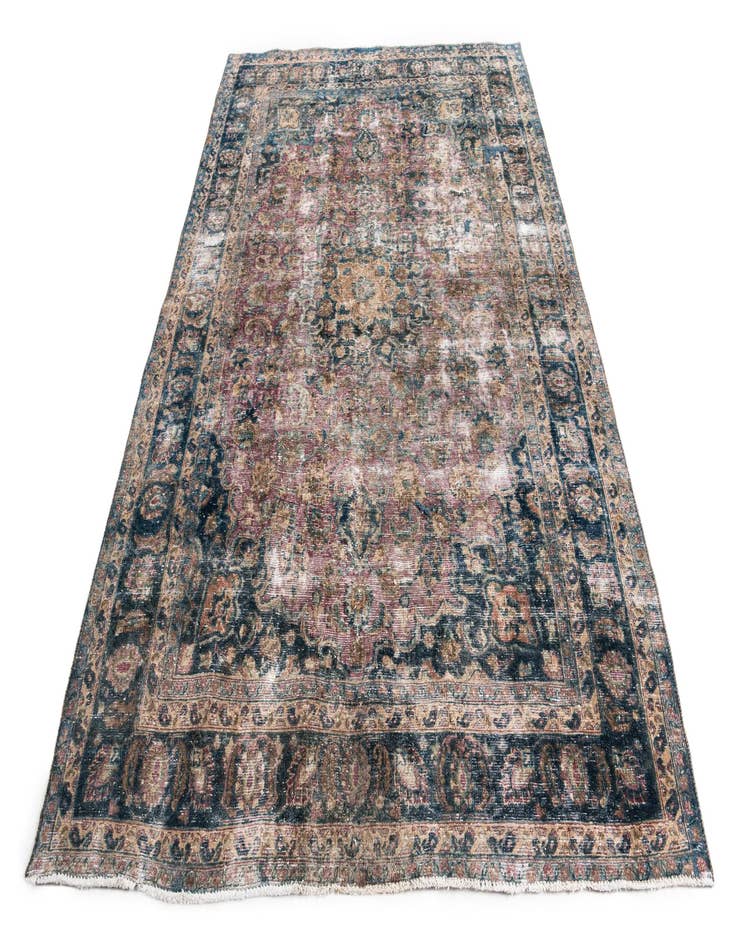 Detail image of  6' 7 x 9' 4  Hand Knotted Ultra Vintage Persian Wool Rug