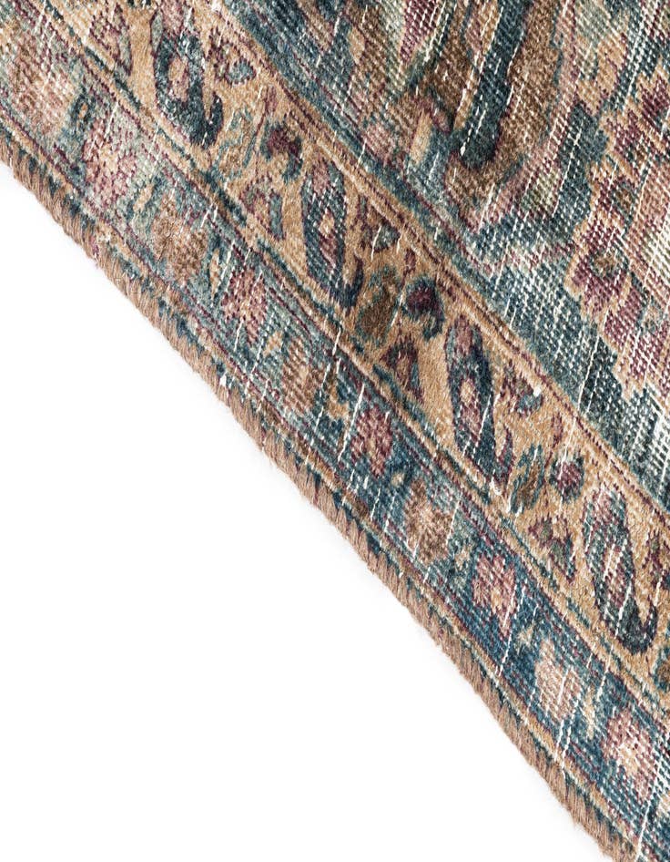 Detail image of  6' 7 x 9' 4  Hand Knotted Ultra Vintage Persian Wool Rug