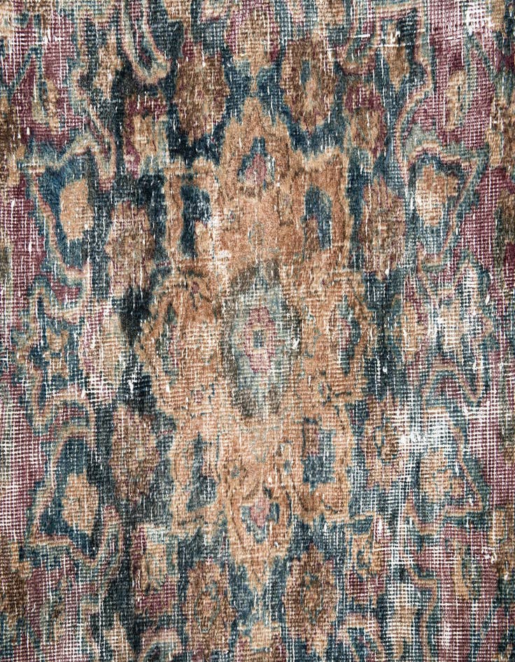 Detail image of  6' 7 x 9' 4  Hand Knotted Ultra Vintage Persian Wool Rug