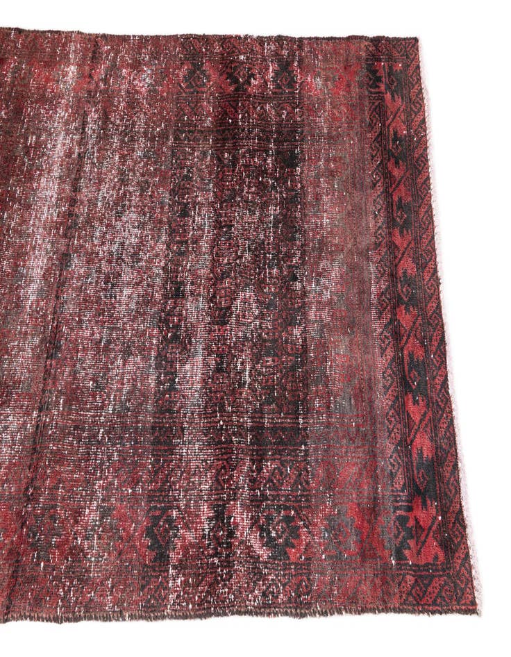 Detail image of  3' x 5' 8  Hand Knotted Ultra Vintage Persian Wool Rug