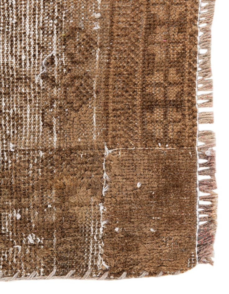 Detail image of  2' 6 x 4' 2  Hand Knotted Ultra Vintage Persian Wool Rug