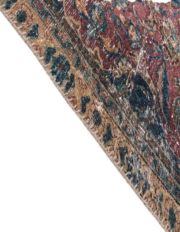 Detail image of  7' 3 x 10' 10  Hand Knotted Ultra Vintage Persian Wool Rug