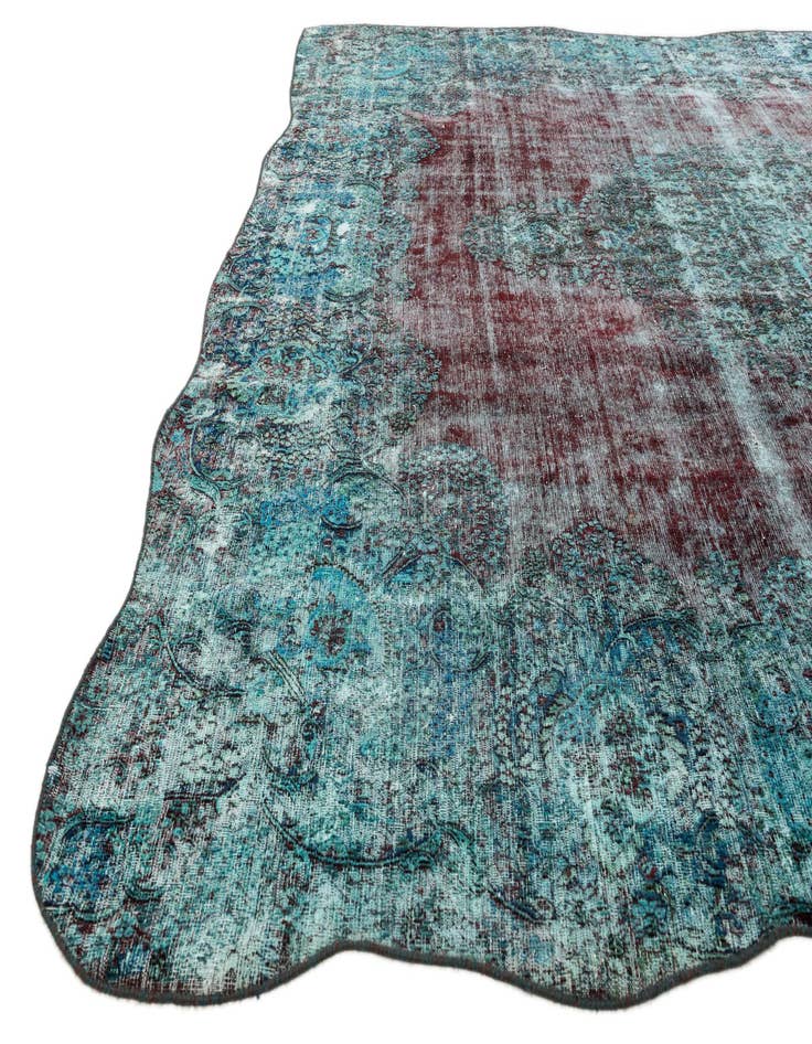 Detail image of  10' 1 x 13' 5  Hand Knotted Ultra Vintage Persian Wool Rug