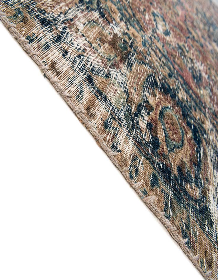 Detail image of  7' 7 x 10' 5  Hand Knotted Ultra Vintage Persian Wool Rug