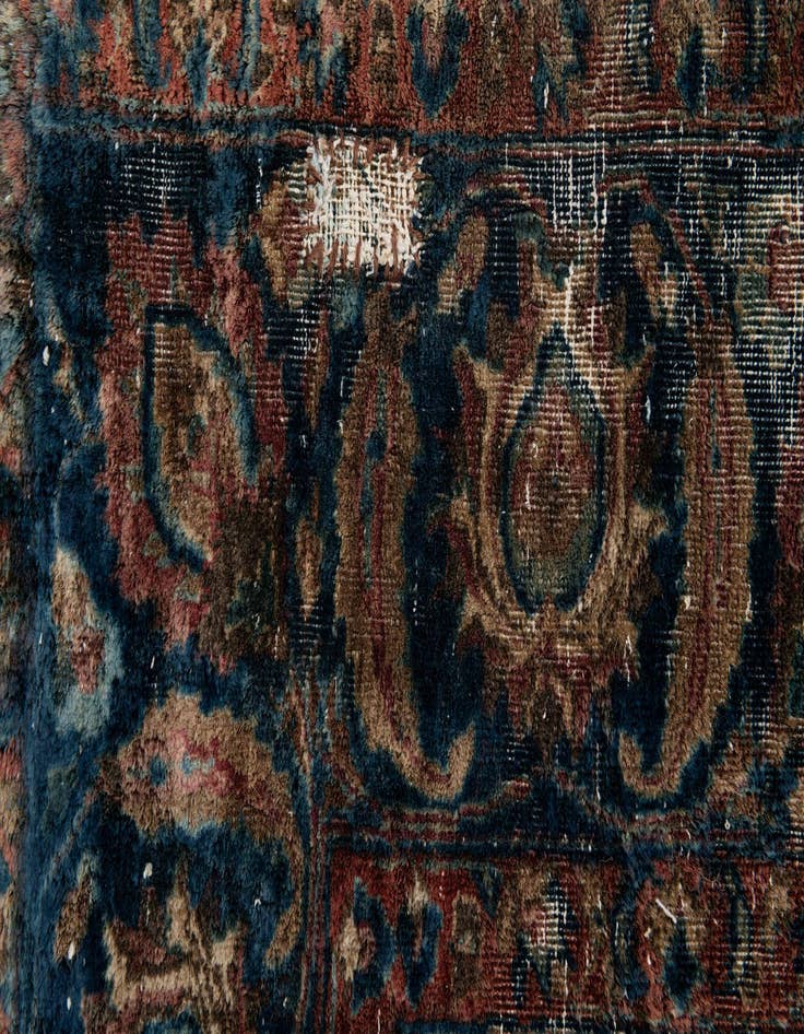 Detail image of  7' 7 x 10' 5  Hand Knotted Ultra Vintage Persian Wool Rug