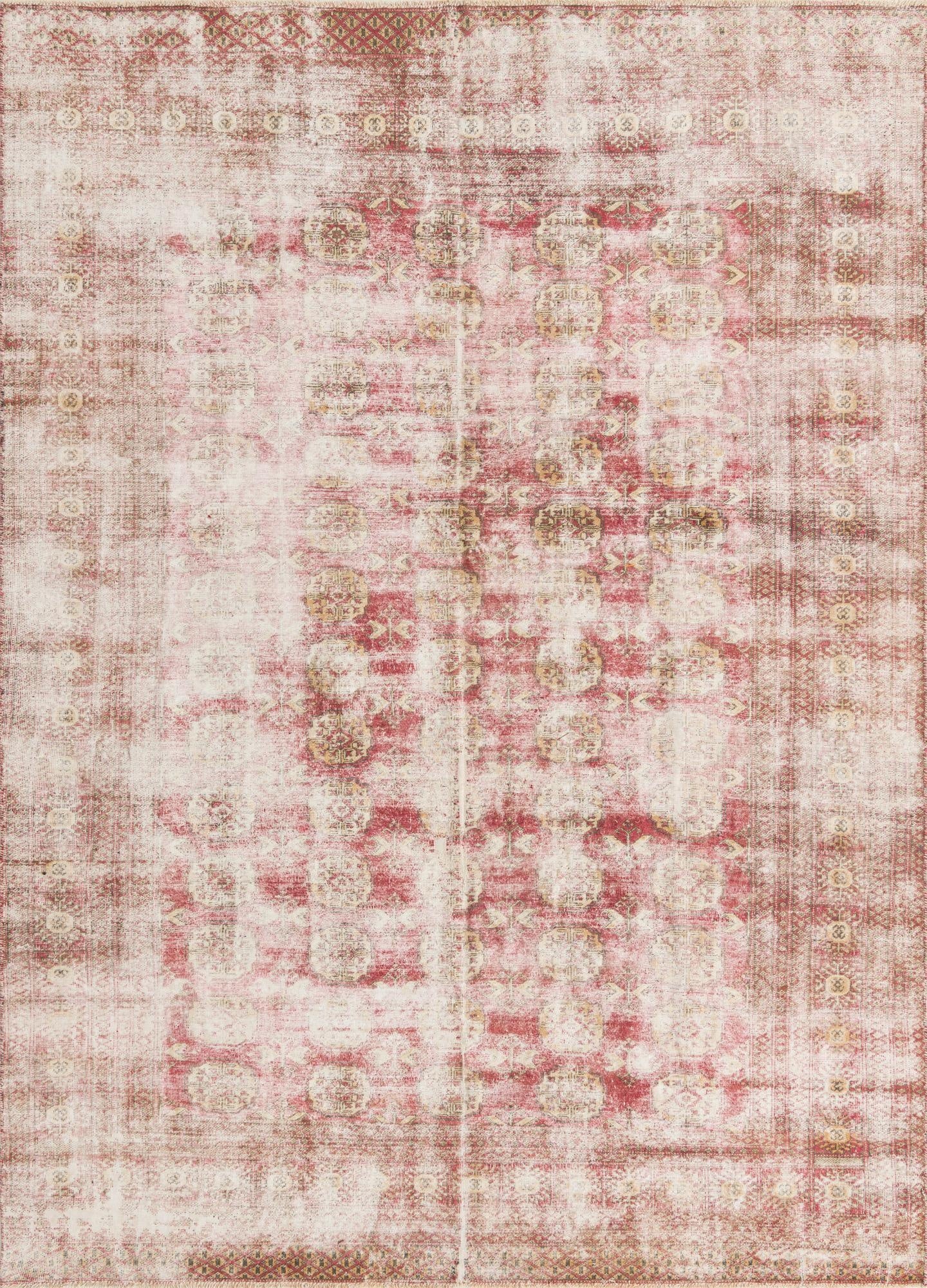  7' 4 x 10' 1  Hand Knotted Ultra Vintage Persian Wool Rug