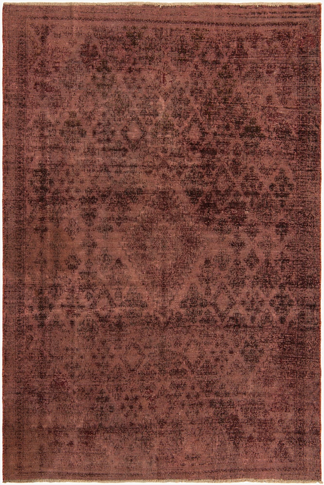  6' 6 x 9' 10  Hand Knotted Ultra Vintage Persian Wool Rug