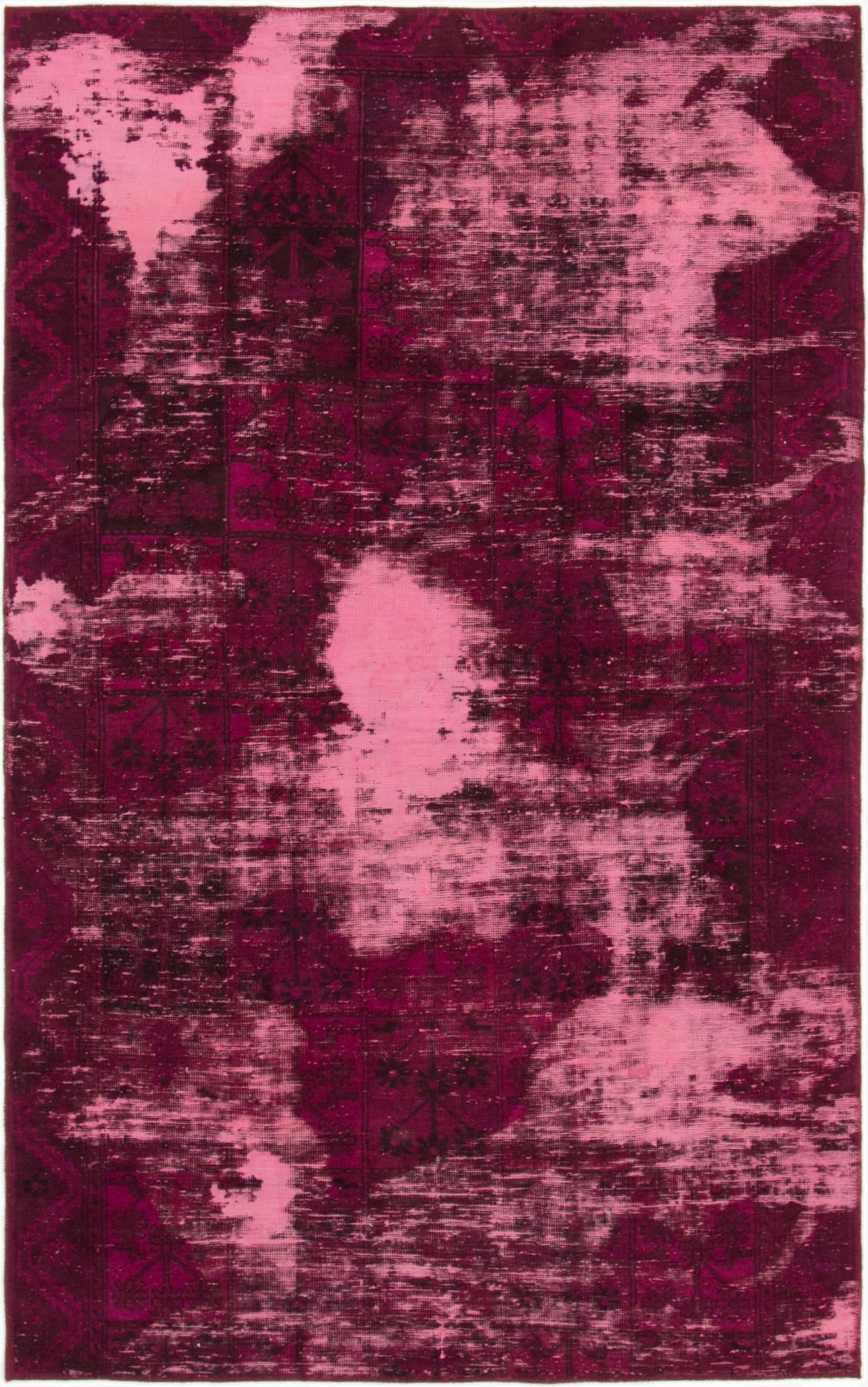  4' 7 x 7' 6  Hand Knotted Ultra Vintage Persian Wool Rug