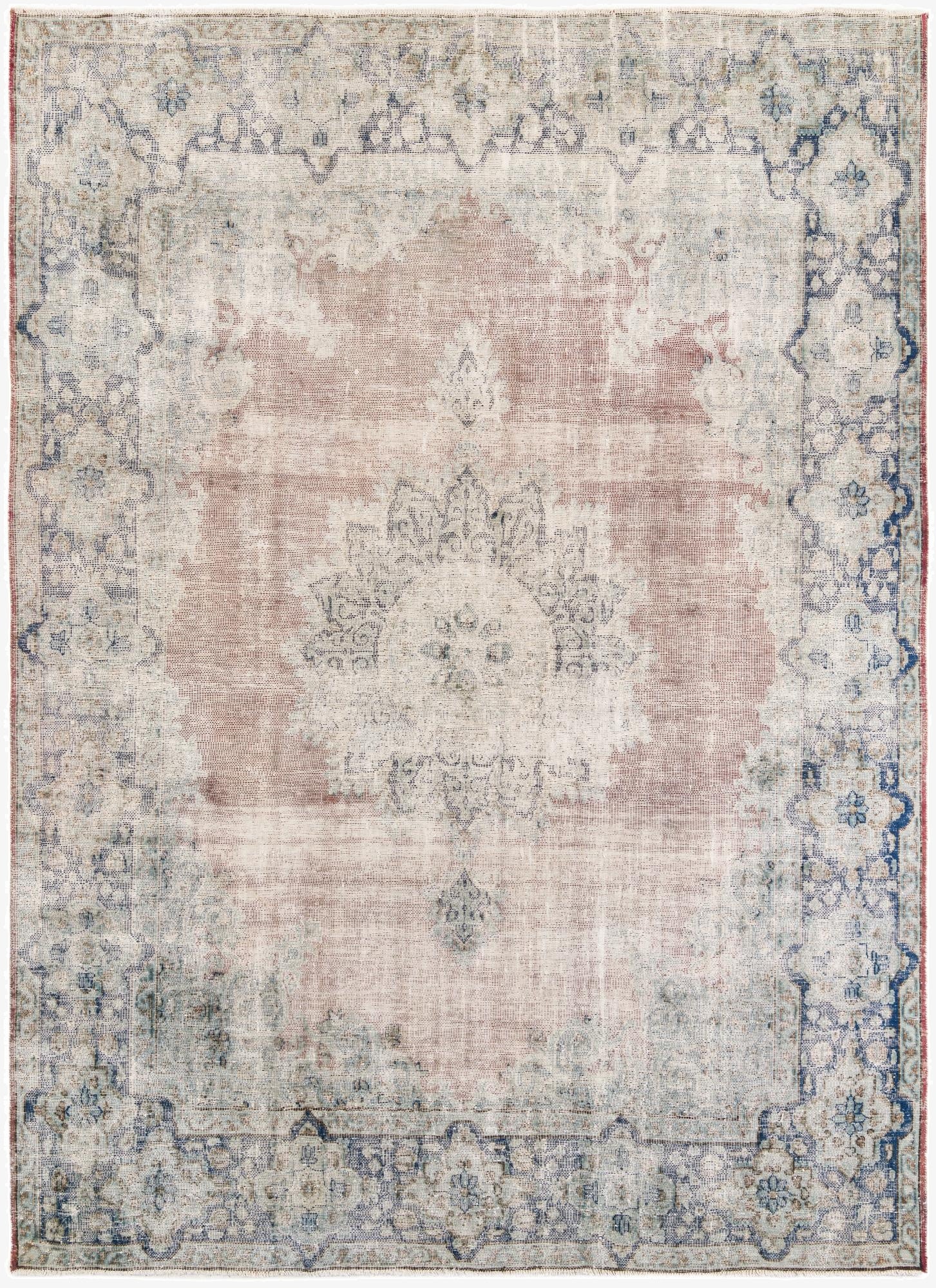  8' 2 x 11' 2  Hand Knotted Ultra Vintage Persian Wool Rug