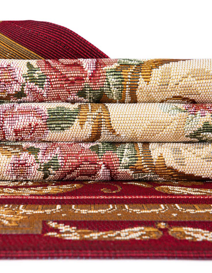 Detail image of  7' 10 x 10'  Washable Traditional Indoor / Outdoor Rug