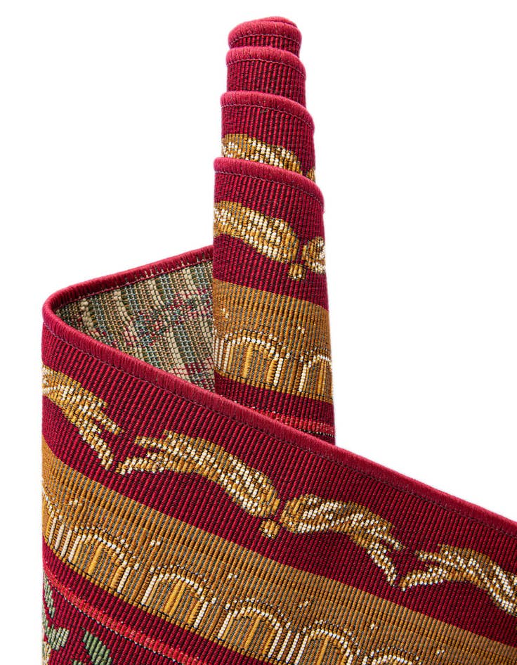 Detail image of  4' x 4'  Washable Traditional Indoor / Outdoor Round Rug