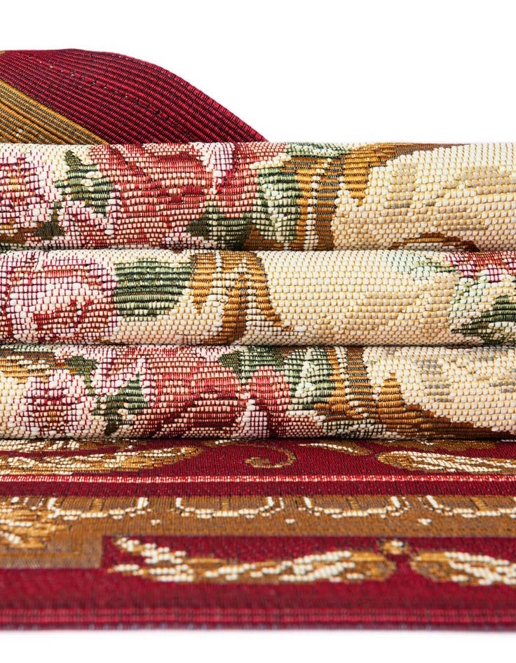 Detail image of  2' 7 x 10'  Washable Traditional Indoor / Outdoor Runner Rug