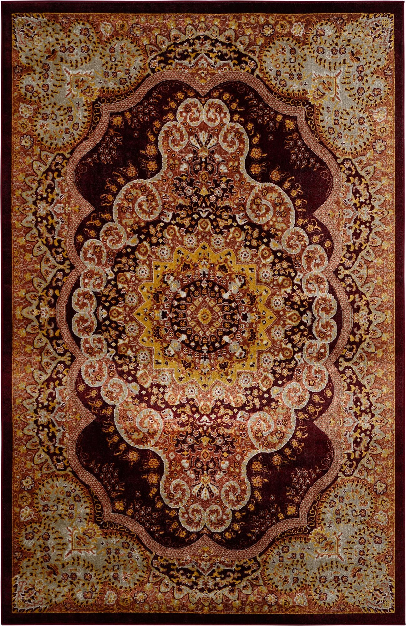 Rug Burgundy Red Swatch link