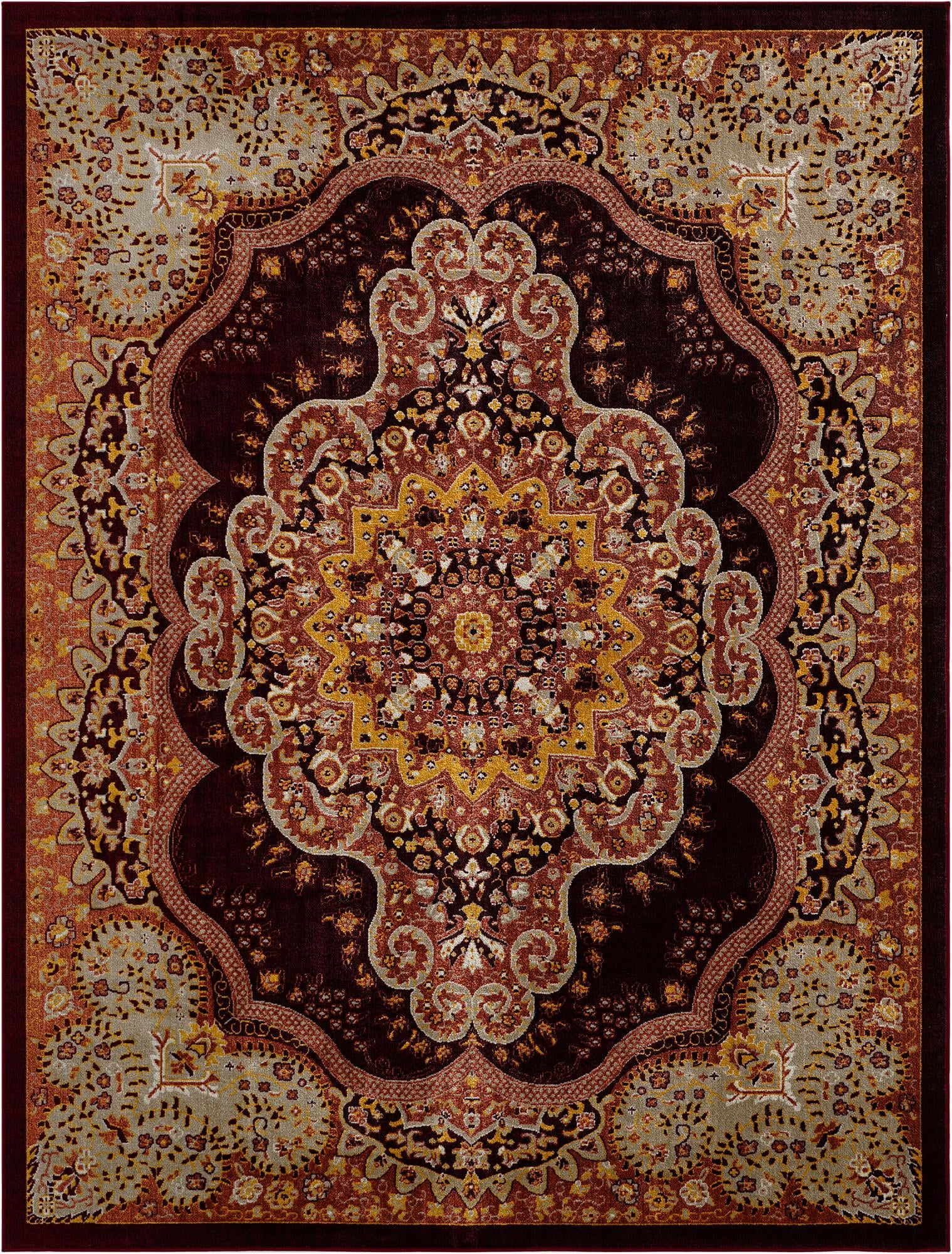 Rug Burgundy Red Swatch link
