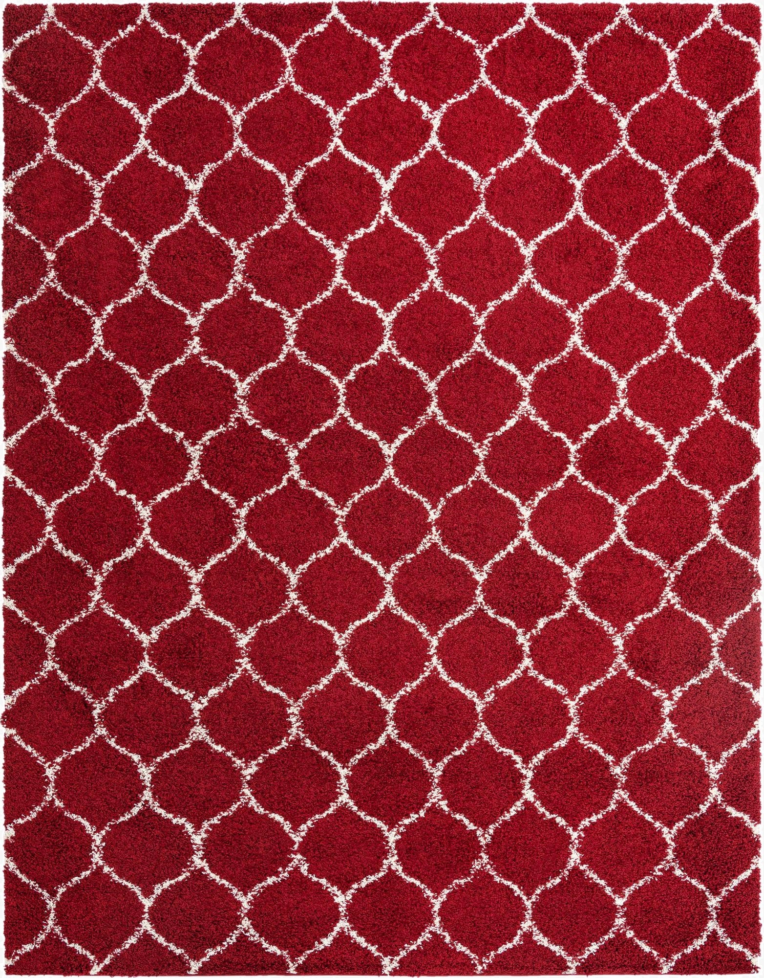  10' x 13' Lattice Shag Rug