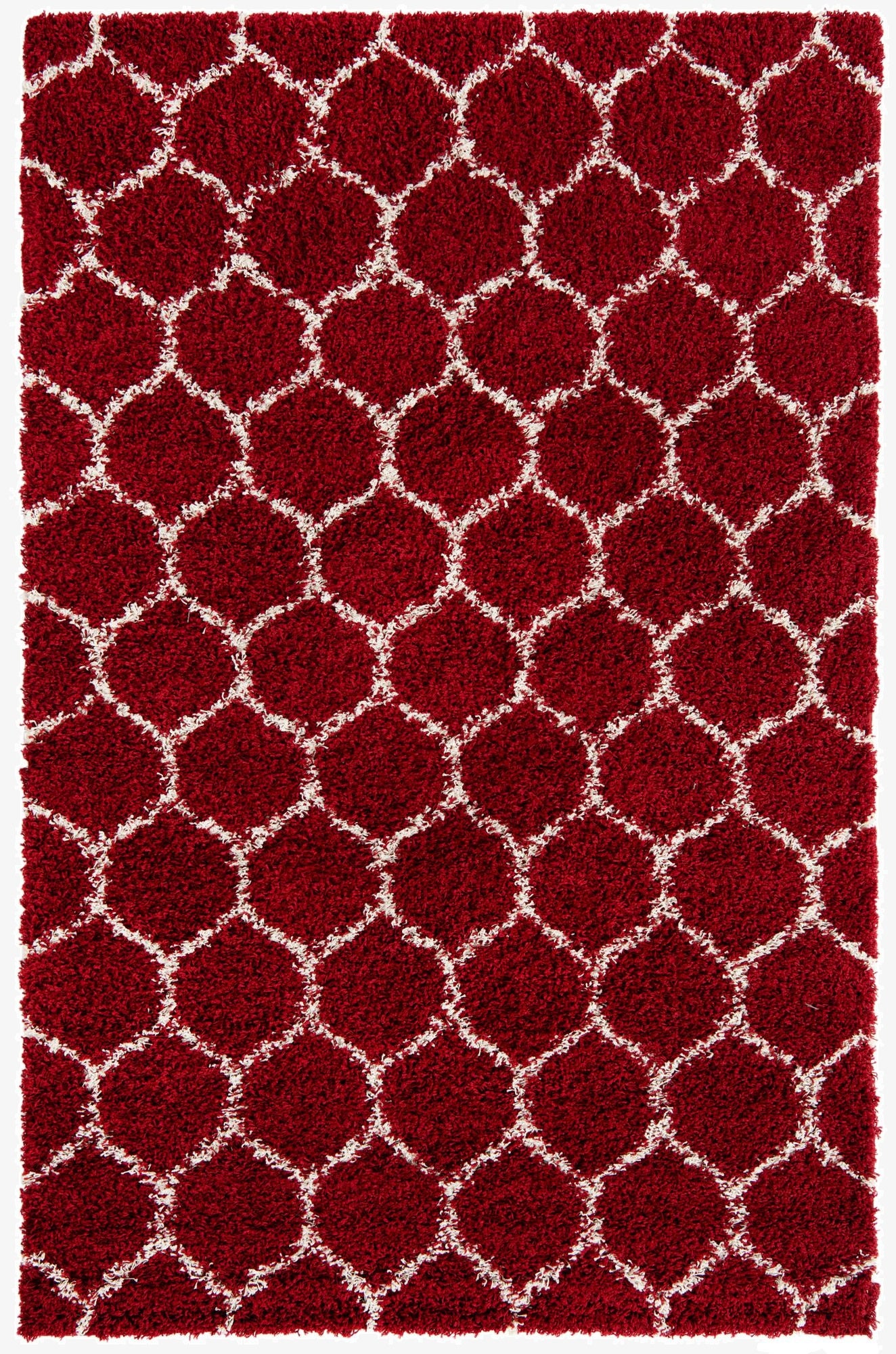  6' x 9' Lattice Shag Rug