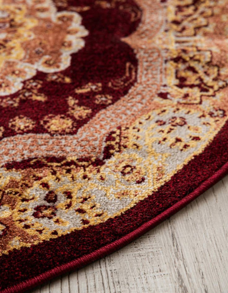 Detail image of  5' 3 x 5' 3 Kamala Washable Round Rug
