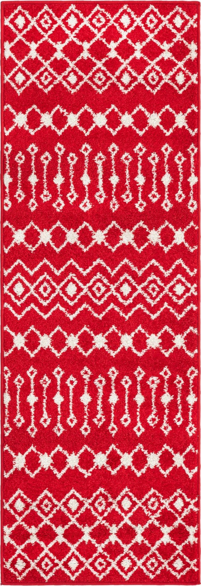  2' x 6' Moroccan Trellis Runner Rug