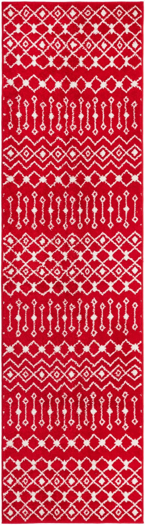  2' 7 x 10' Moroccan Trellis Runner Rug