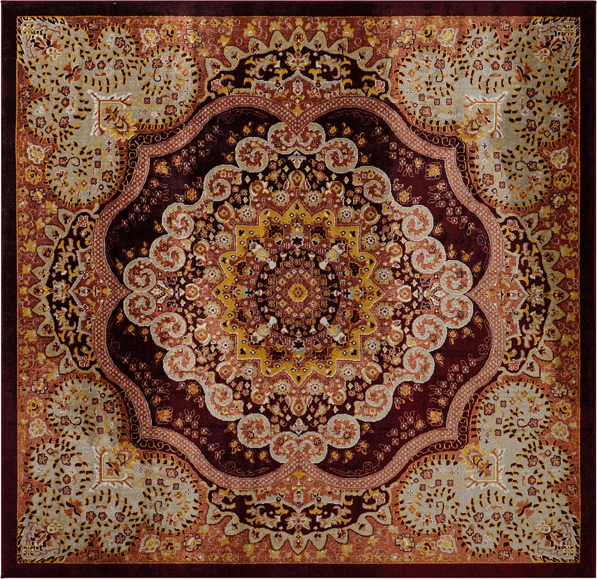  7' 10 x 7' 10 Kamala Washable Square Rug