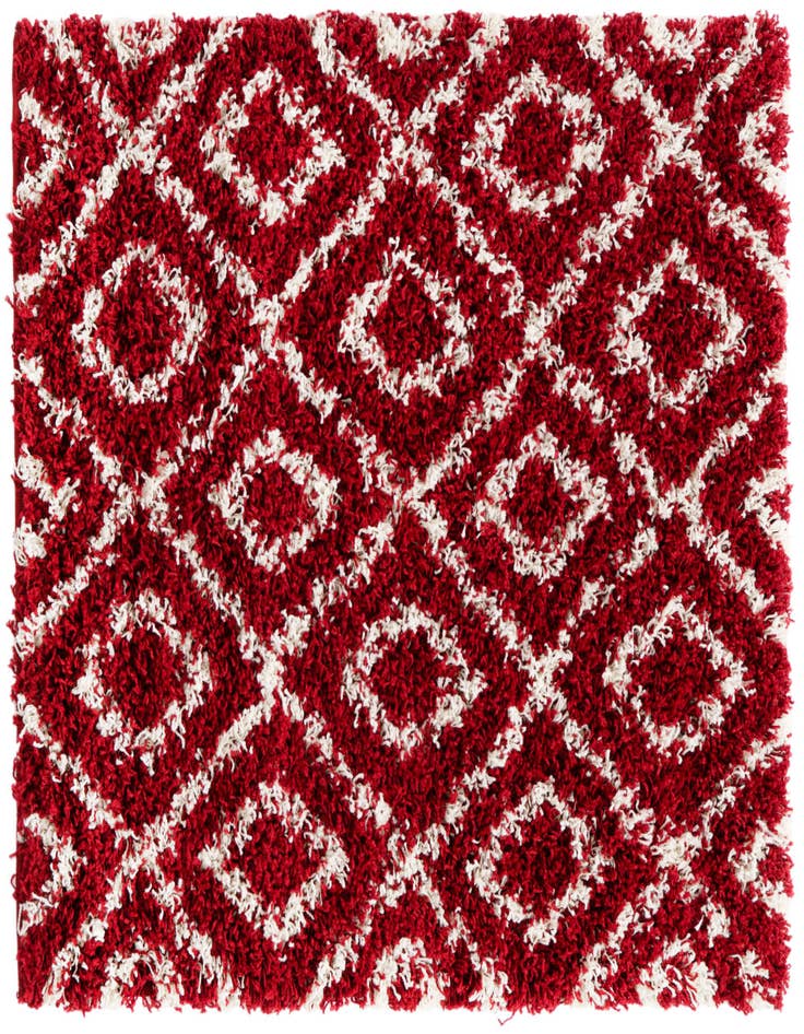 Detail image of  3' 3 x 3' 3 Lattice Shag Square Rug