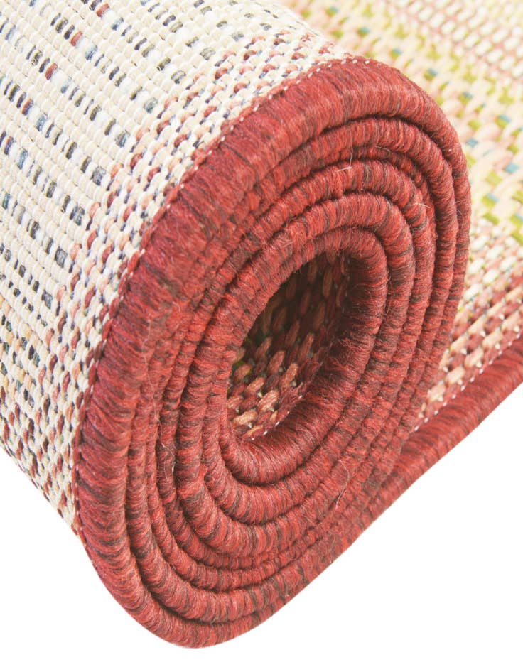 Detail image of  7' 10 x 7' 10  Washable Baja Indoor / Outdoor Round Rug