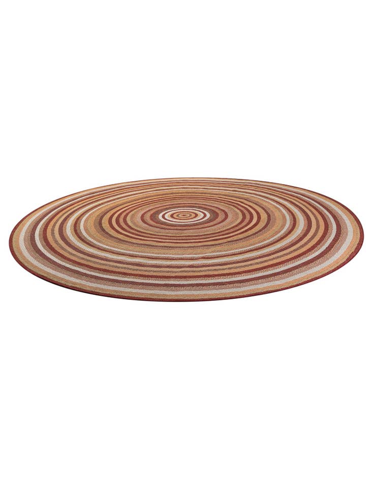 Detail image of  12' x 12'  Washable Baja Indoor / Outdoor Round Rug