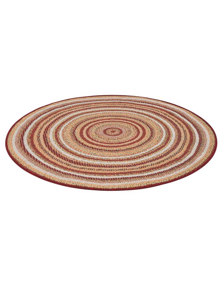 Detail image of  4' x 4'  Washable Baja Indoor / Outdoor Round Rug