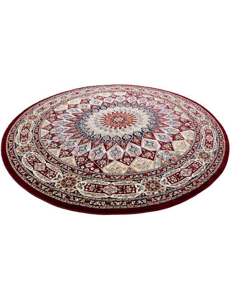 Detail image of  10' x 10' Nain Design Round Rug