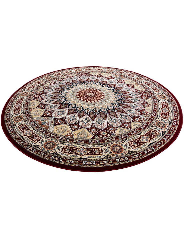 Detail image of  10' x 10' Nain Design Round Rug